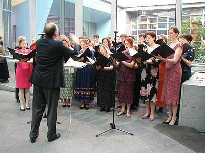 The Embassy Singers at the British Embassy, Berlin, 2003