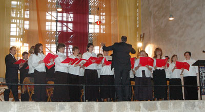 The Embassy Singers in Quedlinburg, 2005<br />Photo: Marco Permutti