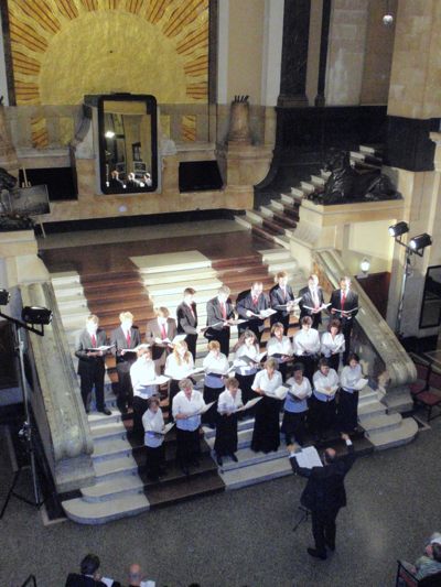 The Embassy Singers in the Dom Kultury, Zgorzelec, Poland, 8 May 2009
